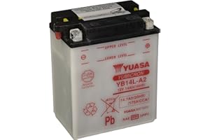 YUASA BATTERIE YB14L-A2 aperto senza acido