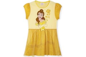 Disney Princess Girls Nightdress Soft Breathable Nightwear Girls PJs The Lion King The Little Mermaid Frozen Pyjamas Short Sleeve Long Sleeve Night Dress Frozen Gifts