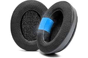 WC Freeze dla Arctis Nova — Wymienne nauszniki z żelem chłodzącym z tkaniny hybrydowej dla Arctis Nova Pro Wired, Nova 7, 5, 4, 3, 1 — Wykonane przez Wicked Cushions | Black