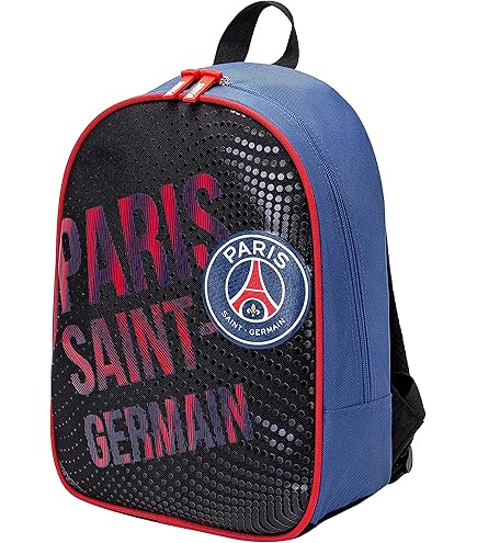 Sac à Dos Scolaire PSG Messi - Collection Officielle Paris Saint-Germain, 2 Compartiments, Polyester