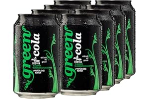 Green Cola Getränk Zuckerfrei Aspatamefrei Ohne Konservierungsstoffe Nur Natürliche Aromen inkl. Pfand (Dose 0,33l 10er Pack)