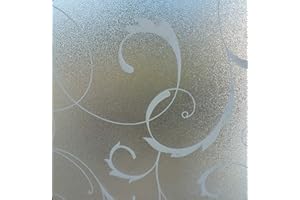 Venilia 53018 folia okienna statyczna wirnik, folia maskująca, PCW, bez ftalanów, przezroczysta, 45 cm x 1,5 m, 200 µm (grubość: 0,2 mm),