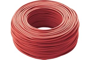Cavo Icel FS17, Matassa Metri, Filo Elettrico Unipolare Isolante, Impianti Elettrici, Case, Imprese Edili (Rosso, 1,5 mm)