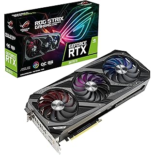 ASUS ROG Strix NVIDIA GeForce RTX 3070 Ti OC Edition Gaming Graphics Card (PCIe 4.0, 8GB GDDR6X, HDMI 2.1, DisplayPort 1.4a,