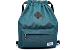 KAUKKO Nowa płócienna torba gimnastyczna ze sznurkiem z wewnętrzną kieszenią torba szkolna plecak sportowy od