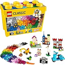 Set 1000 Pezzi Mattoncini Costruzione - Porte, Finestre, Tetti - 8 Colori - Compatibile Con Altri Marchi