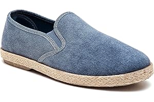 EVOGA Mocasines - Alpargatas para hombre, artesanales, barco, casual, zapatos bajos de verano