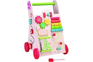 EverEarth Juguete despertador EE30949 - Carrito de madera para niños de 12 meses o más