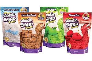 KINETIC SAND - RECHARGE SABLE PARFUMÉ 227 G - Sable Cinétique et Coloré - Alternative Pâte à Modeler - JOUET ENFANT 3 ANS ET + - 6053900 - Loisirs Créatifs