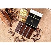 Jus'Trufs 420 gm Artisanal 99% Dark Chocolate Bar – Vegan | Gluten-Free | Keto Diet | Healthy Cooking Chocolate Bar for Cake 