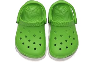 Vunavueya Niños Zuecos y Mules de Jardín Niña Sandalias Chanclas Zapatos de Playa y Piscina Zapatillas Baño de Estar por Casa Verano 23-34
