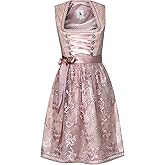 ALPENMÄRCHEN MIDI DIRNDL inkl. Spitzenschürze Gr.38 EUR 79,90 - DE