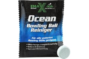 EMAX CLEAN | Ocean | Bowling-Ball-Cleaner for Polished Bowlingballs | Cleaning Agent | Ball-Cleaner Tablet | Made in Germany