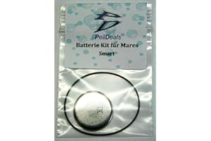 PEILDEALS Juego de batería de recambio para ordenador de buceo Mares Smart repuesto batt + torica