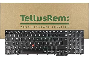 TELLUSREM Teclado de respuesto Español sin retroiluminación para Lenovo Thinkpad E531 T540 T540P T550 L540 W540 W550S W550 W541