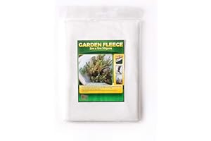 DeliDeal Delightful Deal Garden Fleece 30gsm, Horticultural Fleece 2m x 5m for Plants, Plant Fleece Frost Protection, Non-Woven Fabric Cover Frost Protection for Plants, Cover From Birds and Insects…