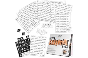 RAYLIAD Poetry Tiles The Essential Kit for Fridge Poetry - 797 pcs Word Magnets for Magnetic Refrigerator Poems and Story Building - Use Fun Magnets for Creativity, Word Games, and Funny Poetry