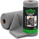 LIFTOFF Microfiber Cleaning Cloth Roll 20 Sheets,4000 Times Washable Kitchen Cleaning Towels Highly Absorbent Quick Dry & Lin