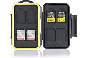 Ares Foto® MC-SD8 etui ochronne na karty pamięci • etui na karty pamięci • sejf na karty • torba • wodoszczelne etui • przechowywanie i transport • odporne na uderzenia etui ochronne • etui na 8 kart SD