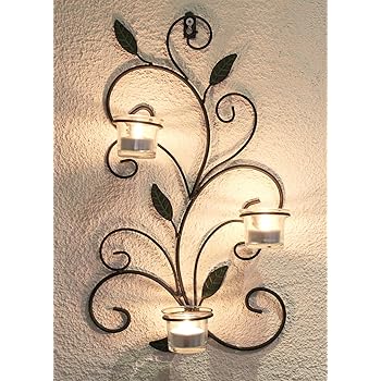 Wandteelichthalter silber Wandteelichthalter silber