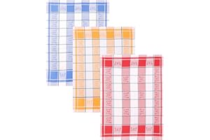 ‎BETZ Betz 3er Set Geschirrtücher Geschirrhandtuch Gläsertuch Halbleinen Jacquard Schmetterling Gläsertücher Küchentuch Handtuch Größe 50 x 70 cm