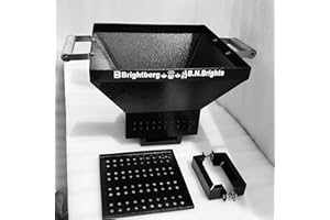 BRIGHTBERG Havan Kund with 2 Side Stand and 2 Bottom Stand Mudiam Size for Home Trusted Hawan Kund for Aney Poojan Purpose Like Laxmi Pooja Hanuman Pooja All Kind of Pooja