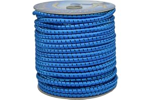 Corderie Italiane 006005094 Treccia elastica azzurra 8 mm - 50 mt