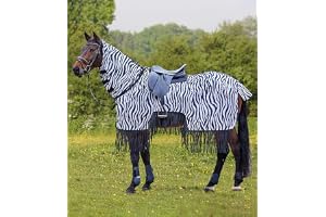Waldhausen flugskärm zebra med fransar, 145 cm