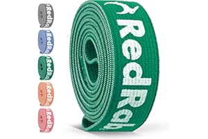 ‎RED RAB Red Rab Resistance Bands - Widerstandsbänder Krafttraining - Fitnessband einzeln oder im Set mit Holzgriffen - Resistance Band, Klimmzug Bänder, Pull Up Band, Klimmzug Band, Widerstandsband Fitness