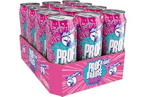 ‎FRIGEO AHOJ-BRAUSE Frigeo Ahoj-Brause Profi Brause Himbeer Vorratspack - Erfrischungsgetränk mit Kohlensäure Limonade mit Himbeergeschmack und - na klar - das original Ahoj-Brause Prickeln Vegan- 12 x 330ml