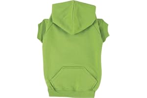 Zack & Zoey Basic Hoodie for Dogs, 30" XX-Large, Parrot Green