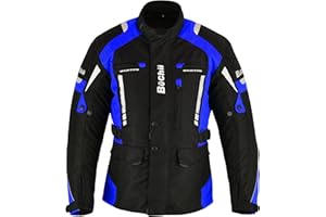 BÜCHII Buchii Motorcycle Jacket Motorbike Jacket Heavy Duty Cordura 600D Waterproof jacket Hi Vis Full Body Protective CE Armoured Winter Summer Biker Jacket motorbike jackets for men
