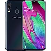 2019 Samsung Galaxy A40 Dual SIM 64GB - Black (Renewed)