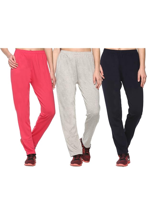 SHAUN Women's Regular Fit Track pant (667NWTP_NXP46_ Multicolor