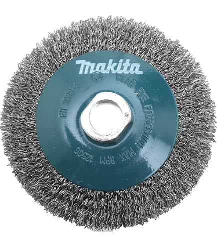 3-Pack 100mm (4") Brass Coated Wire Wheels For Angle Grinder - Rust & Paint Removal, Cleaning