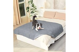 Kritter Planet Waterproof Dog Blanket, Urine-proof Pet Blanket for Couch, Bed, Puppies, Cats, Throw, Bed, Car Seat, Protective Cover, Liquid-proof, Washable, 203x152cm