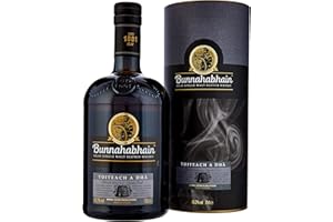 Bunnahabhain Toiteach A Dhà Islay Single Malt Scotch Whisky, 70cl | 46.3% vol | Oaky, Peppered, Peated Islay Whisky | Islay Single Malt Whisky