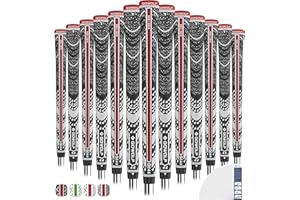 Gowolf Hochwertige Golfschlägergriffe aus natürlichem Gummi, verbesserte Kontrolle, Multi-Compound-Hybrid-Golfschlägergriffe, 13 Stück