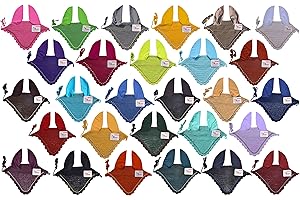 Bonnet pour cheval Zainee Sports en coton respirant avec voile anti-mouches pour oreilles, chapeau équestre