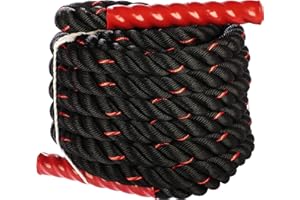 SPORTVIDA Fitness Corde 12 m | Sport Vida | Battle Rope Corde | Power Rope Corde pour le développement musculaire | frappe | élan d'entraînement bataille Corde | hk0100