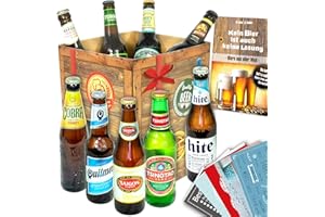 MONATSGESCHENKE.DE Biere der Welt/mit Bierbuch uvm. / Geschenkidee für Ihn zum Geburtstag