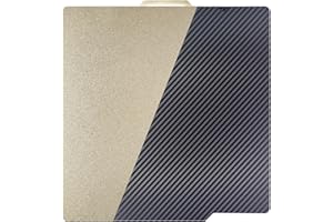 LANKEGU LANEKGU Plaque de construction double face 257 x 257 mm pour Bambu Labs, PET lisse + plaque d'acier à ressort PEI texturée, plate-forme de lit d'impression pour Bambu Lab X1C/X1/X1E/P1P/P1S/A1