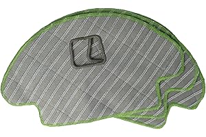 vhbw Paño (Set de 3 uds.) parquet baldosas compatible con iRobot Roomba Combo robots fregasuelos - paño húmedo, almohadilla microfibra, 18 x 14,5 cm