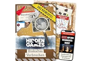 Hidden Games Tatort - Eiskaltes Verbrechen | Krimispiel | Der Winterkrimi | Mordfall lösen Spiel | Krimispiele für Erwachsene | spannendes Detektivspiel | Escape Room Spiel