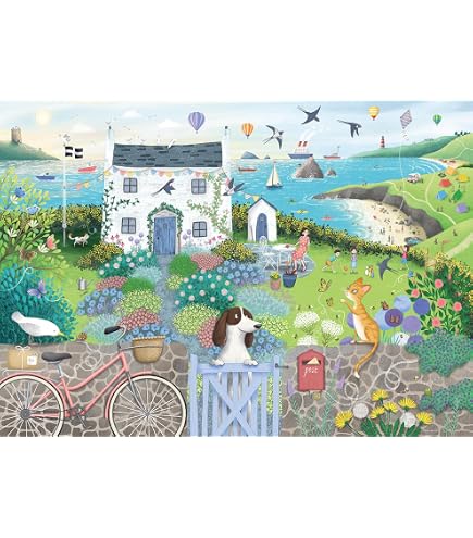 Ravensburger Puzzle 1000 Pezzi: Mirror Image Holiday Village - Paesaggio Natalizio Riflesso Nell'acqua, Qualità Premium - 2