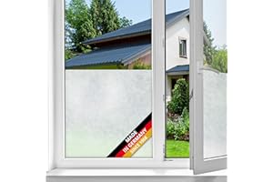 d-c-fix Pellicola vetri finestre privacy adesivo statico premium Ricepaper oscurante opaca anti-uv decorative impermeabile per cucina, casa, ufficio, bagno, doccia carta 67,5 x 150 cm