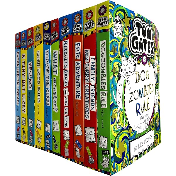 Tom Gates Series 1 Liz Pichon Collection 1 - 5 Books Set (The