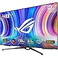 ASUS ROG Swift 47.5” 4K OLED Gaming Monitor (PG48UQ)- UHD (3840x2160), 138Hz, 0.1ms, HDMI 2.1, True 10 bit, DCI-P3 98%, G-SYNC Compatible, DisplayPort, USB, Console Ready, Remote Control, Anti-Glare