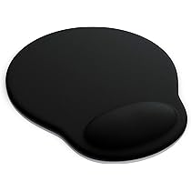 Tappetino Mouse Ergonomico AILRINNI Con Poggiapolsi In Gel - Nero - Foto 2