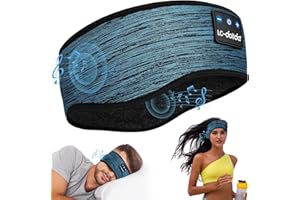 LC-dolida Auriculares Bluetooth 5.4, Diadema para Dormir, Antifaz, Auriculares Deportivos, Música, para Deportes, Entrenamiento, Correr, Yoga, Viajes